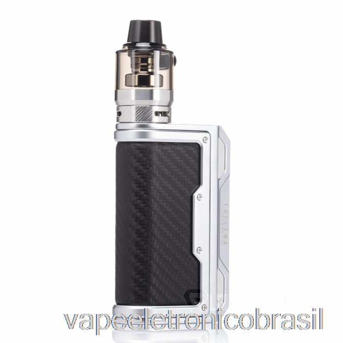 Vape Recarregável Vape Perdido Thelema Quest 200w Starter Kit Prata / Fibra De Carbono